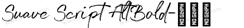 Suave Script AltBold字体转换